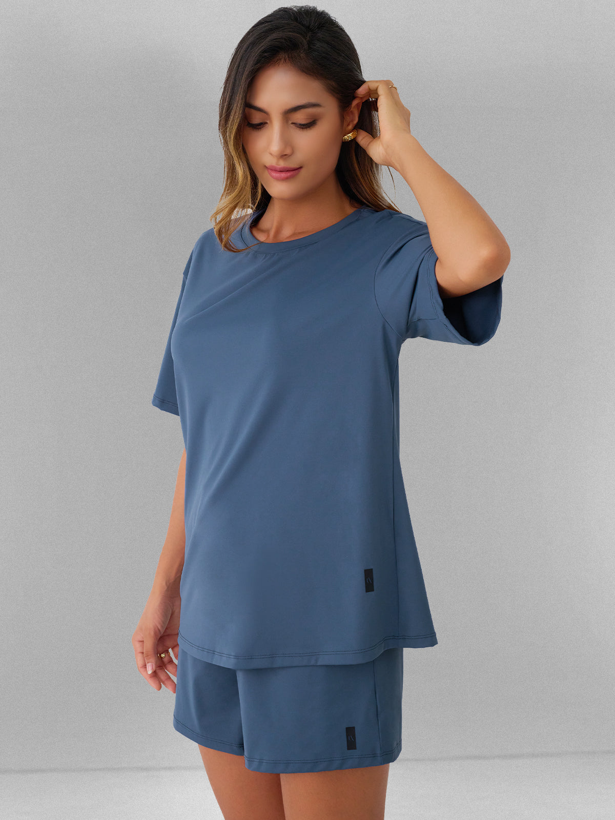 AUTOMET Unisex Relaxed Fit Tee & Shorts Set