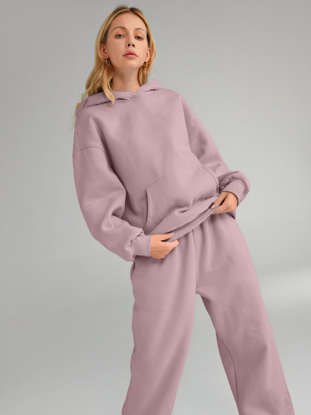 AUTOMET Womens 2 Piece Outfits Lounge Hoodie Sweatsuit Sets Oversized Sweatshirt Baggy Fall Fashion Sweatpants with Pockets