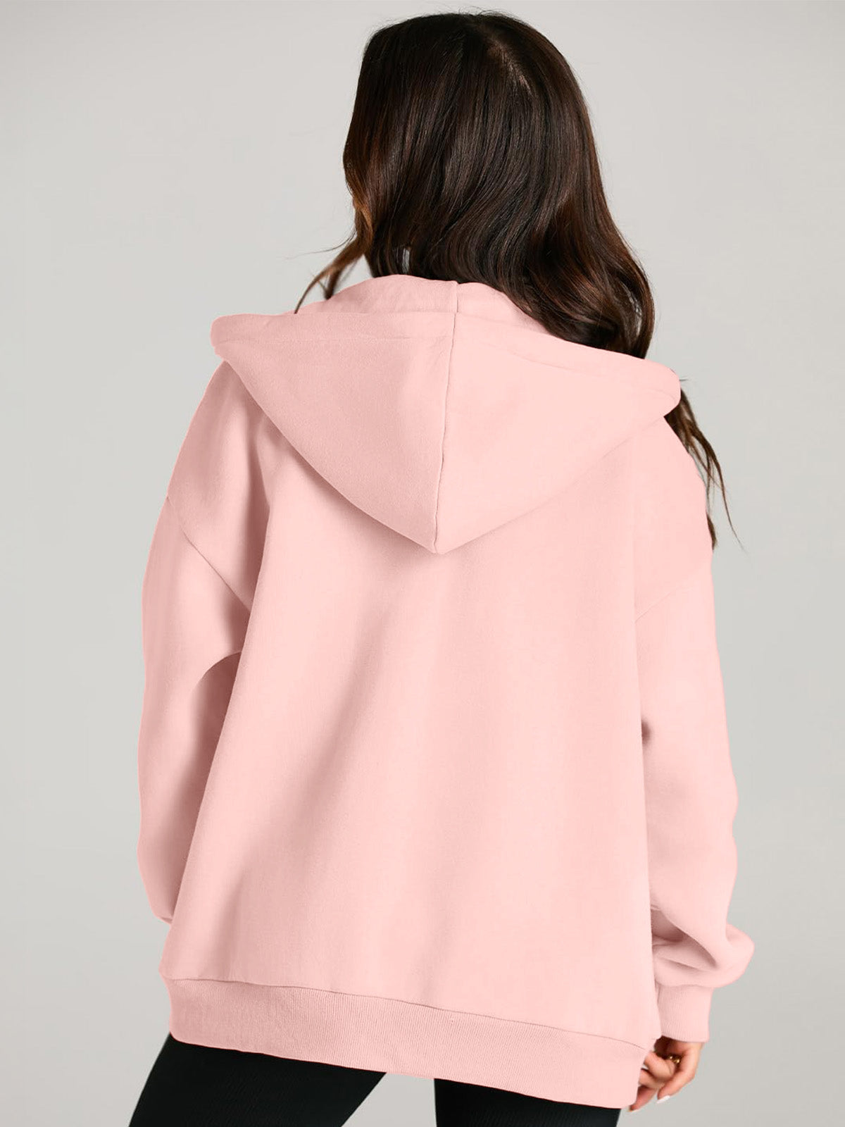 AUTOMET Women's Oversized Hooded Zip-Up