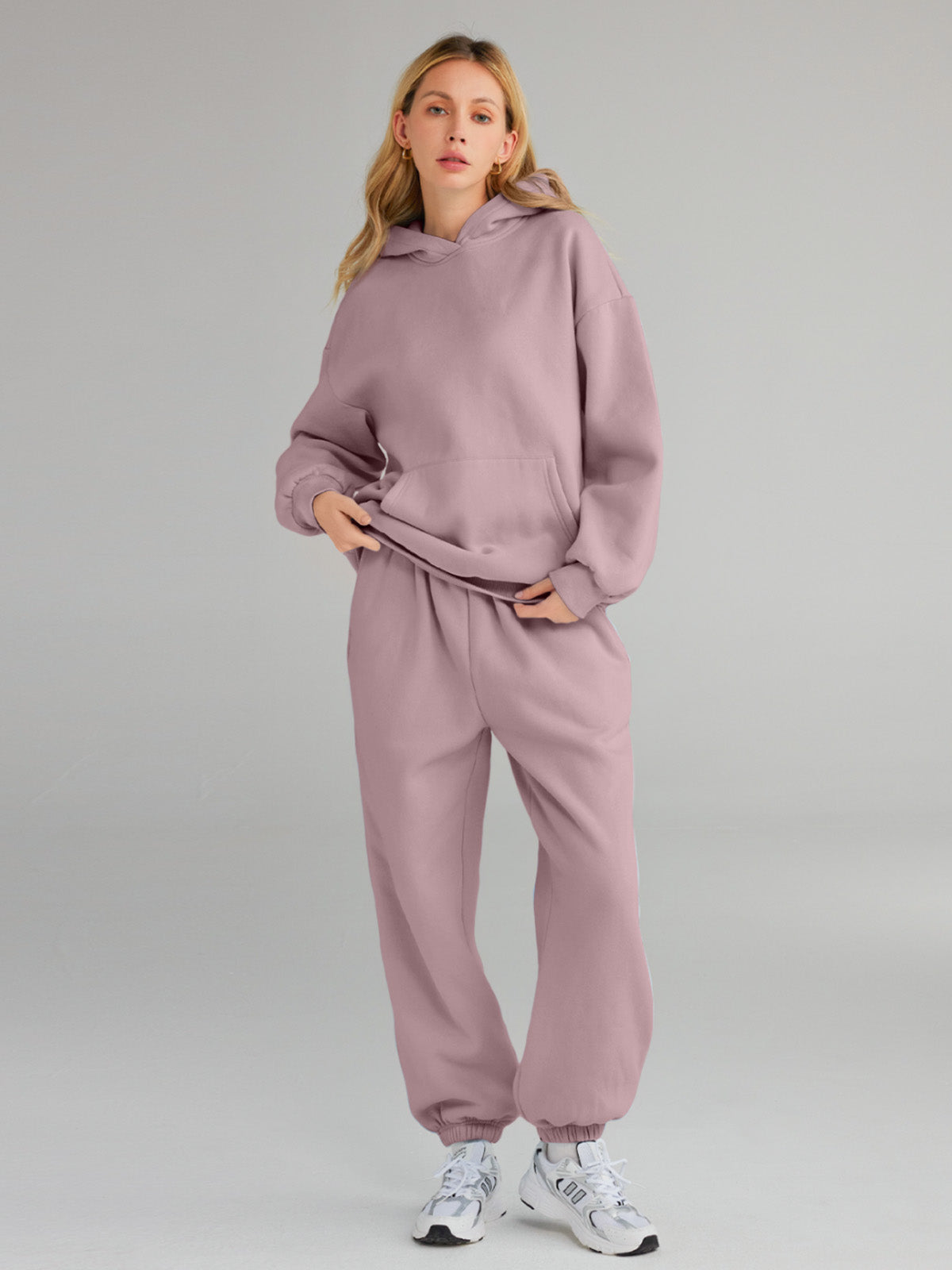 AUTOMET Womens 2 Piece Outfits Lounge Hoodie Sweatsuit Sets Oversized Sweatshirt Baggy Fall Fashion Sweatpants with Pockets