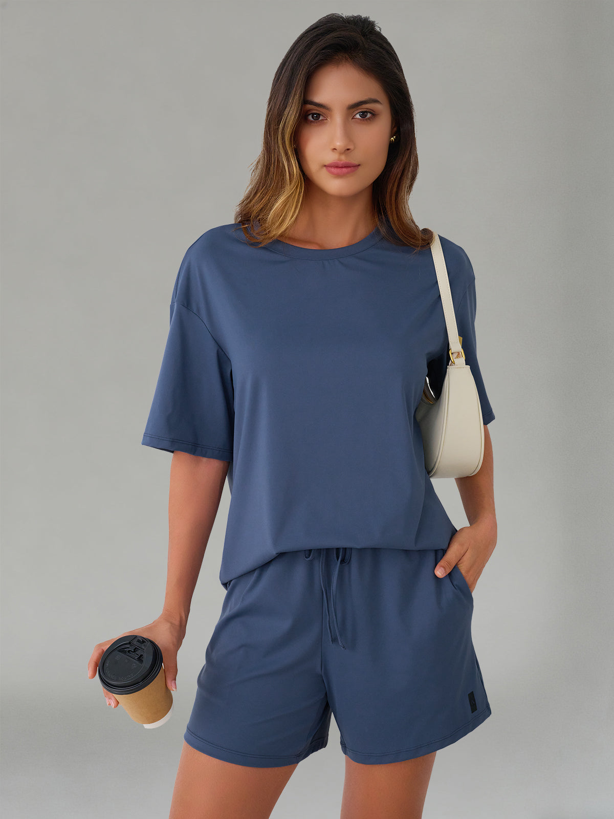 AUTOMET Unisex Relaxed Fit Tee & Shorts Set