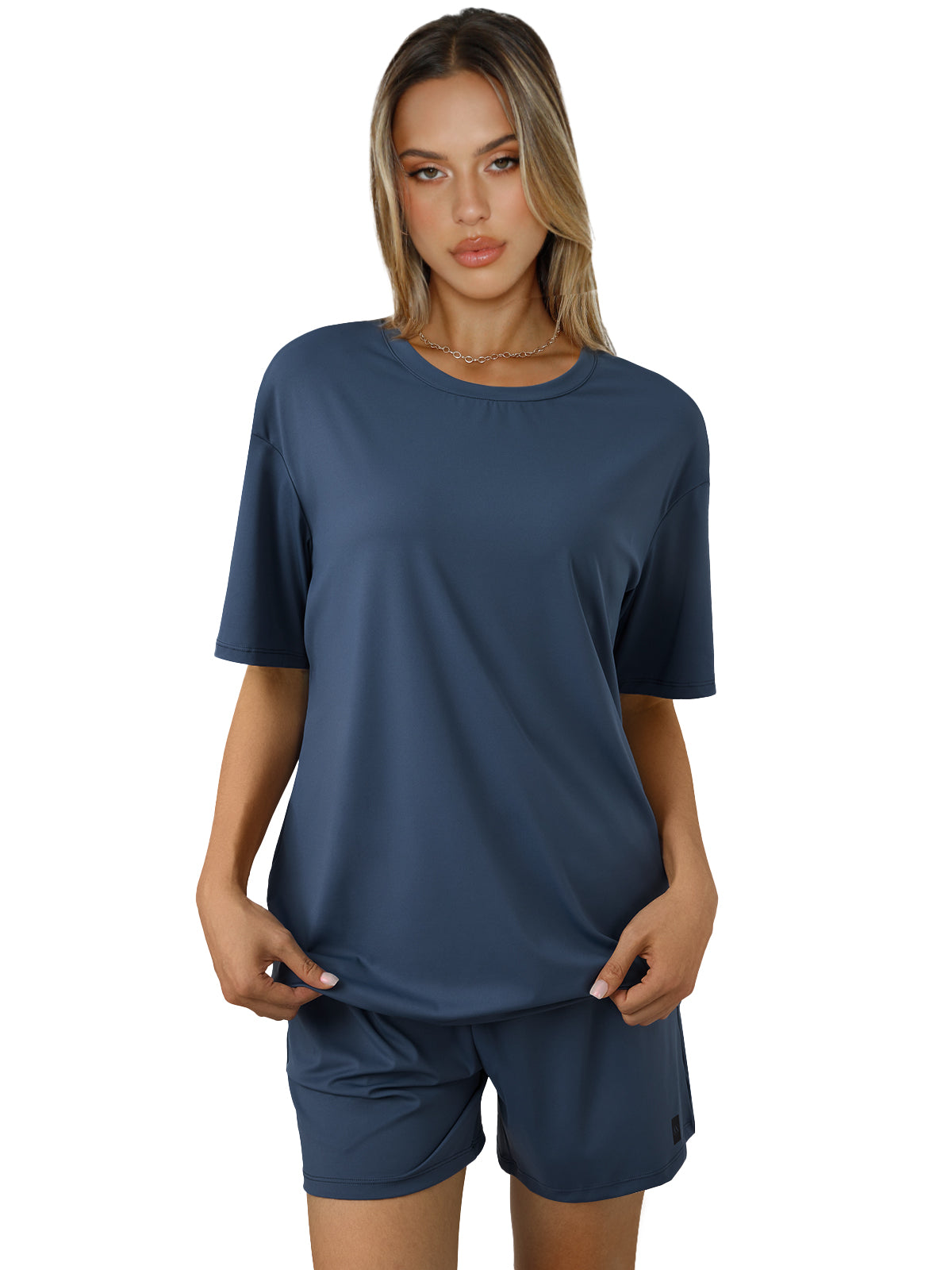 AUTOMET Unisex Relaxed Fit Tee & Shorts Set