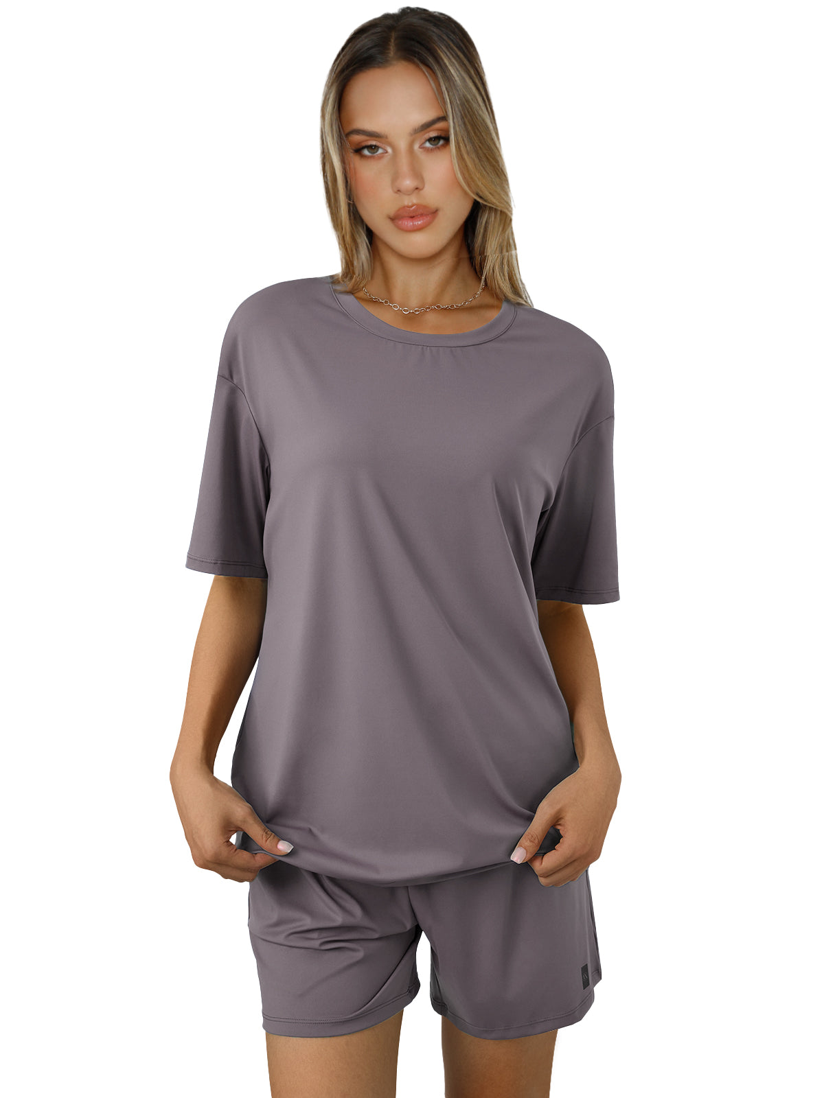 AUTOMET Unisex Relaxed Fit Tee & Shorts Set