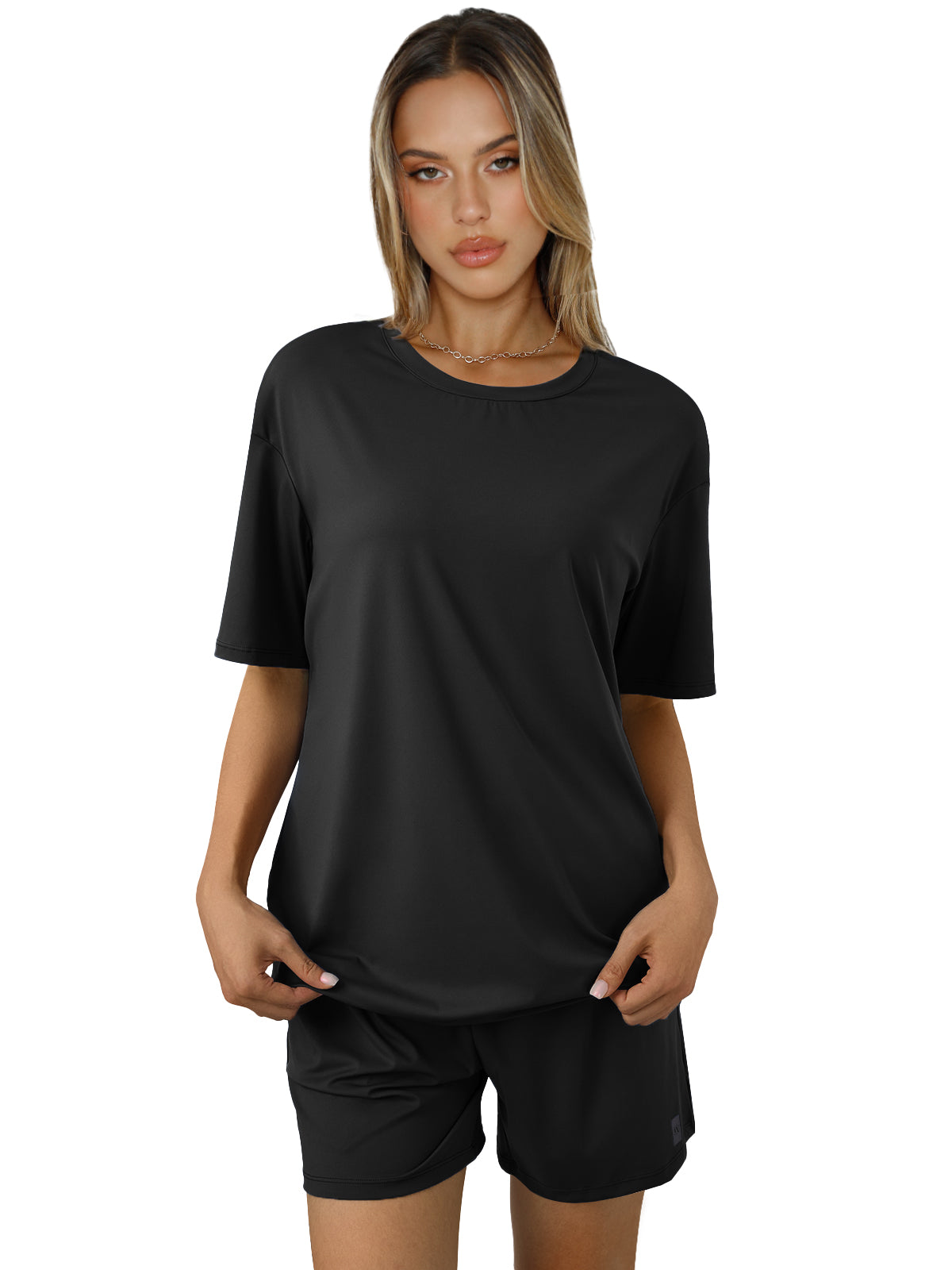 AUTOMET Unisex Relaxed Fit Tee & Shorts Set