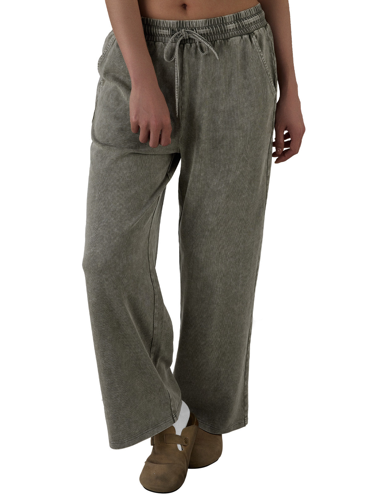 Women's Summer Wide Leg Pants with Pockets