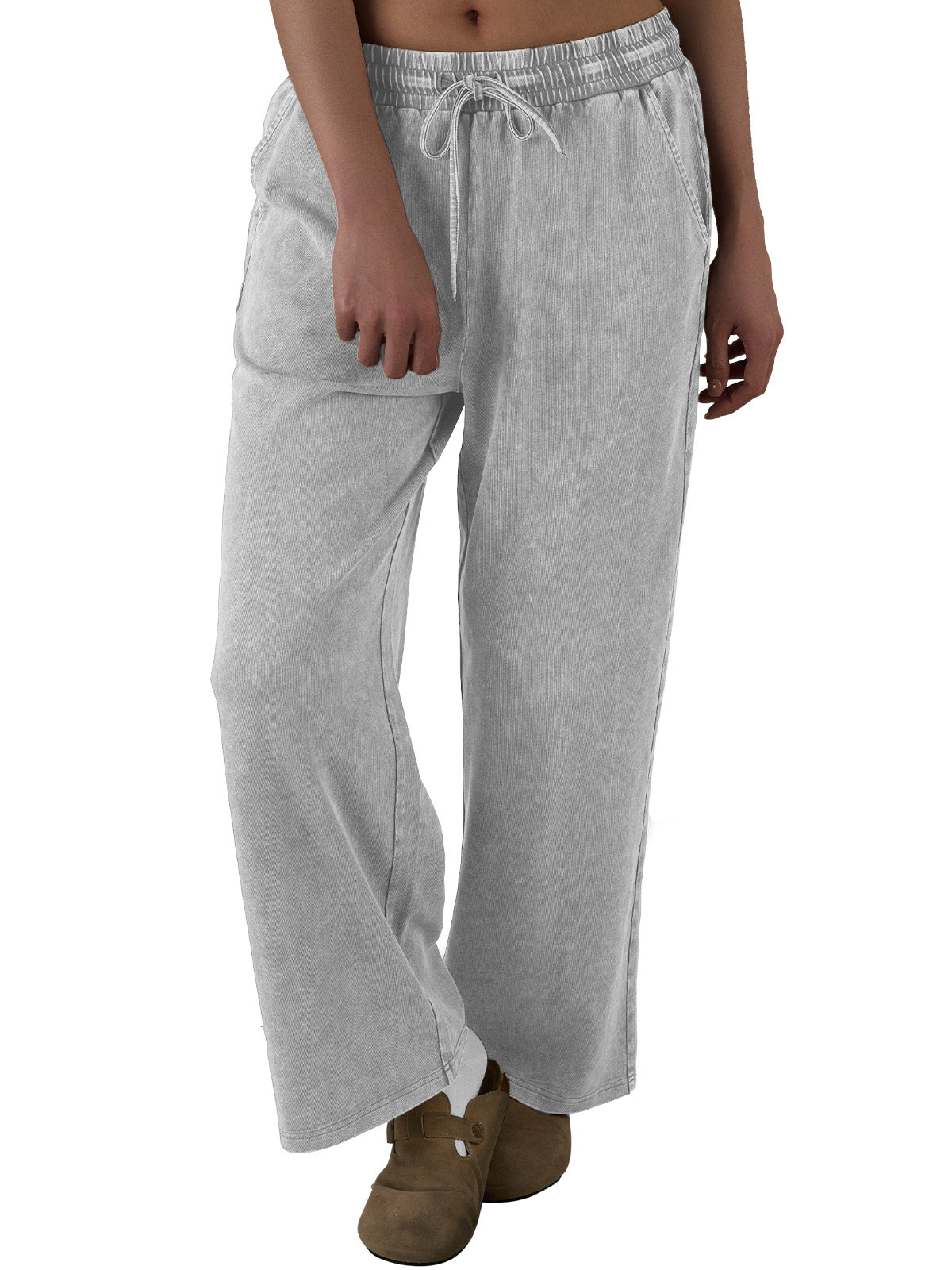 Women's Summer Wide Leg Pants with Pockets