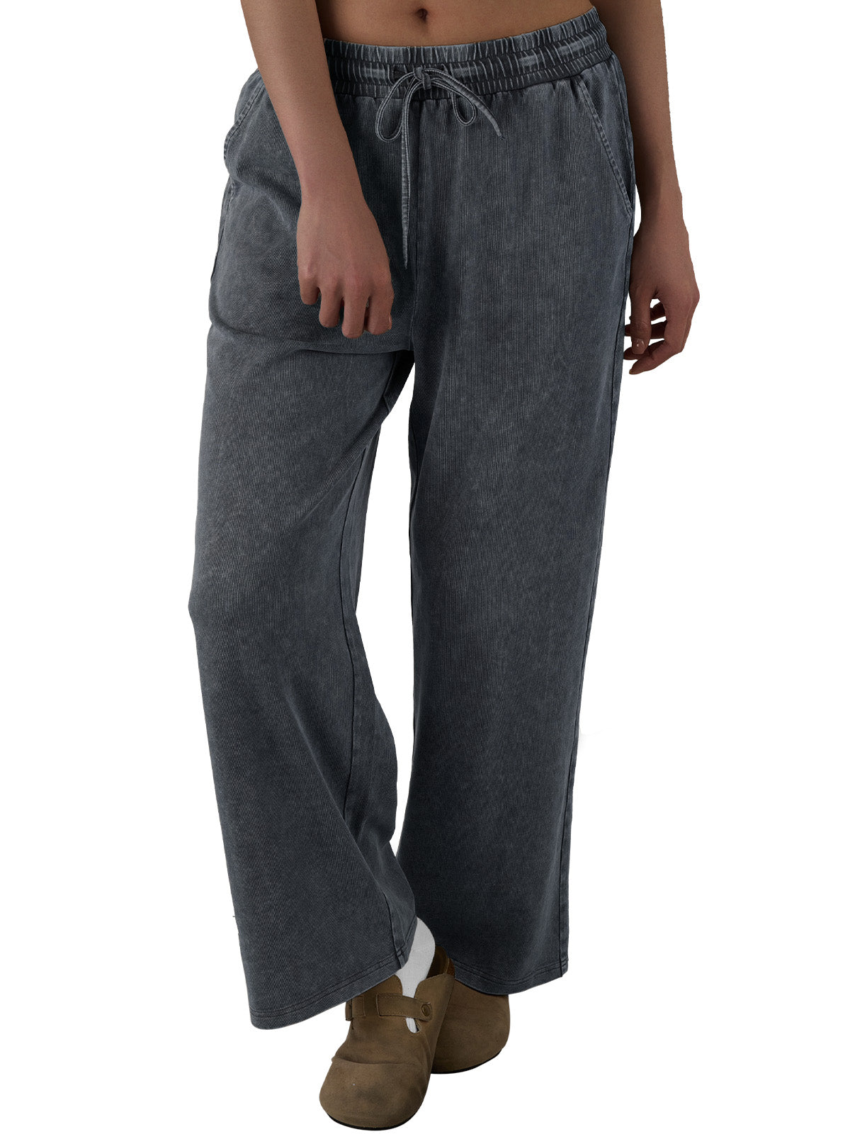 Women's Summer Wide Leg Pants with Pockets