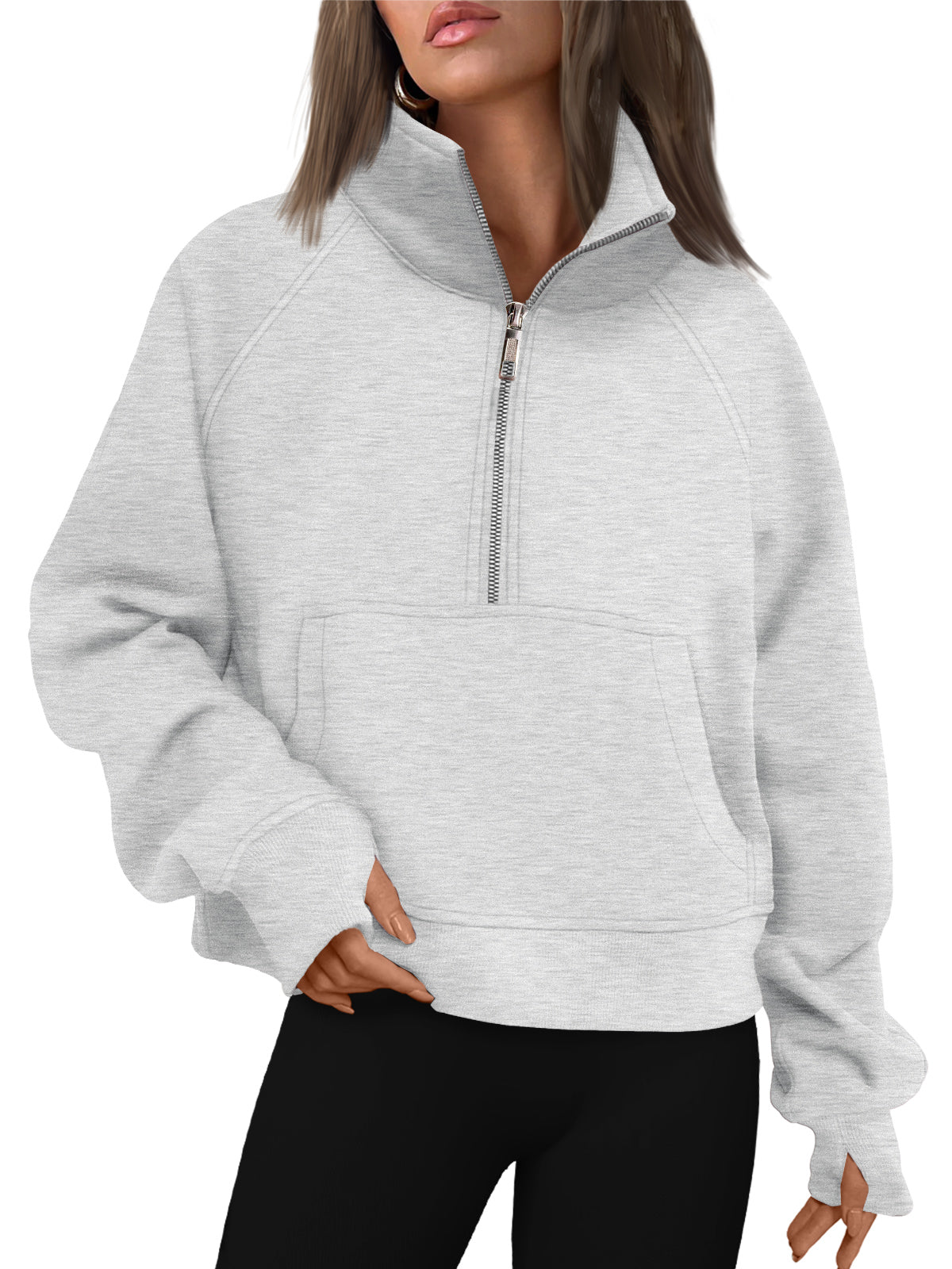 AUTOMET Womens Sweatshirts Half Zip Fleece Pullover Fall Outfits Fall Fashion Clothes 2026