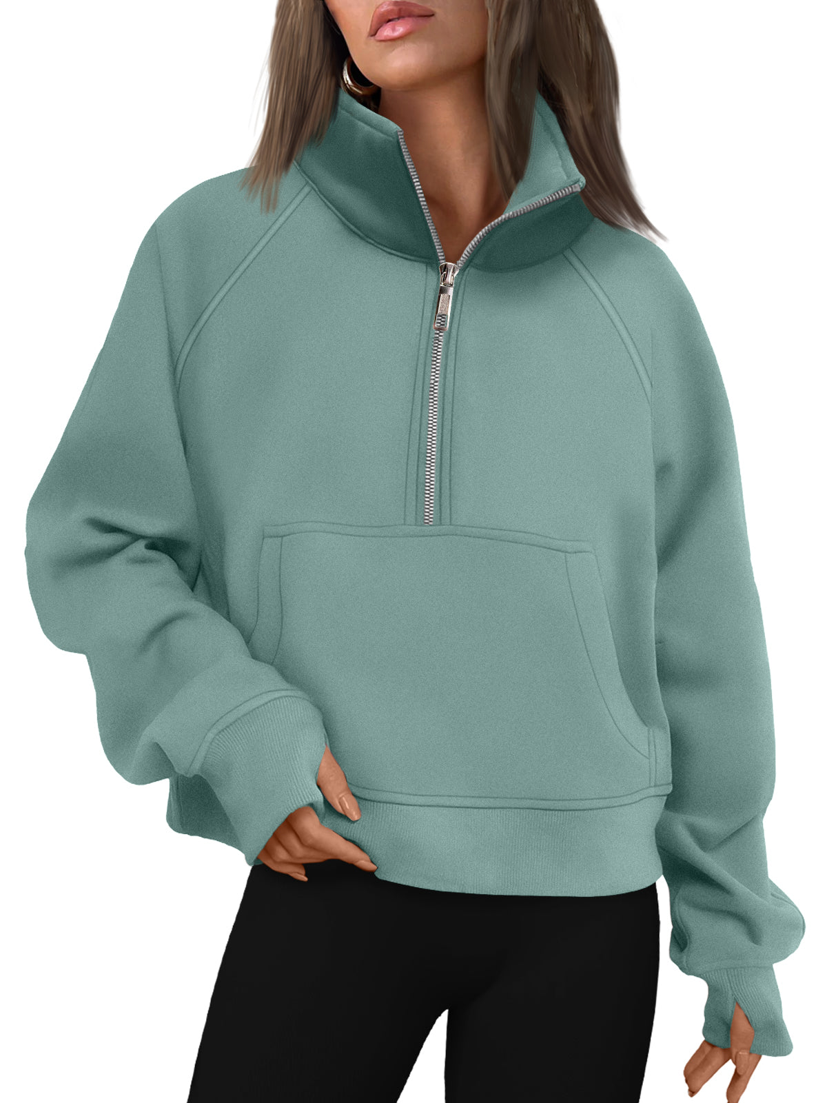 AUTOMET Womens Sweatshirts Half Zip Fleece Pullover Fall Outfits Fall Fashion Clothes 2026