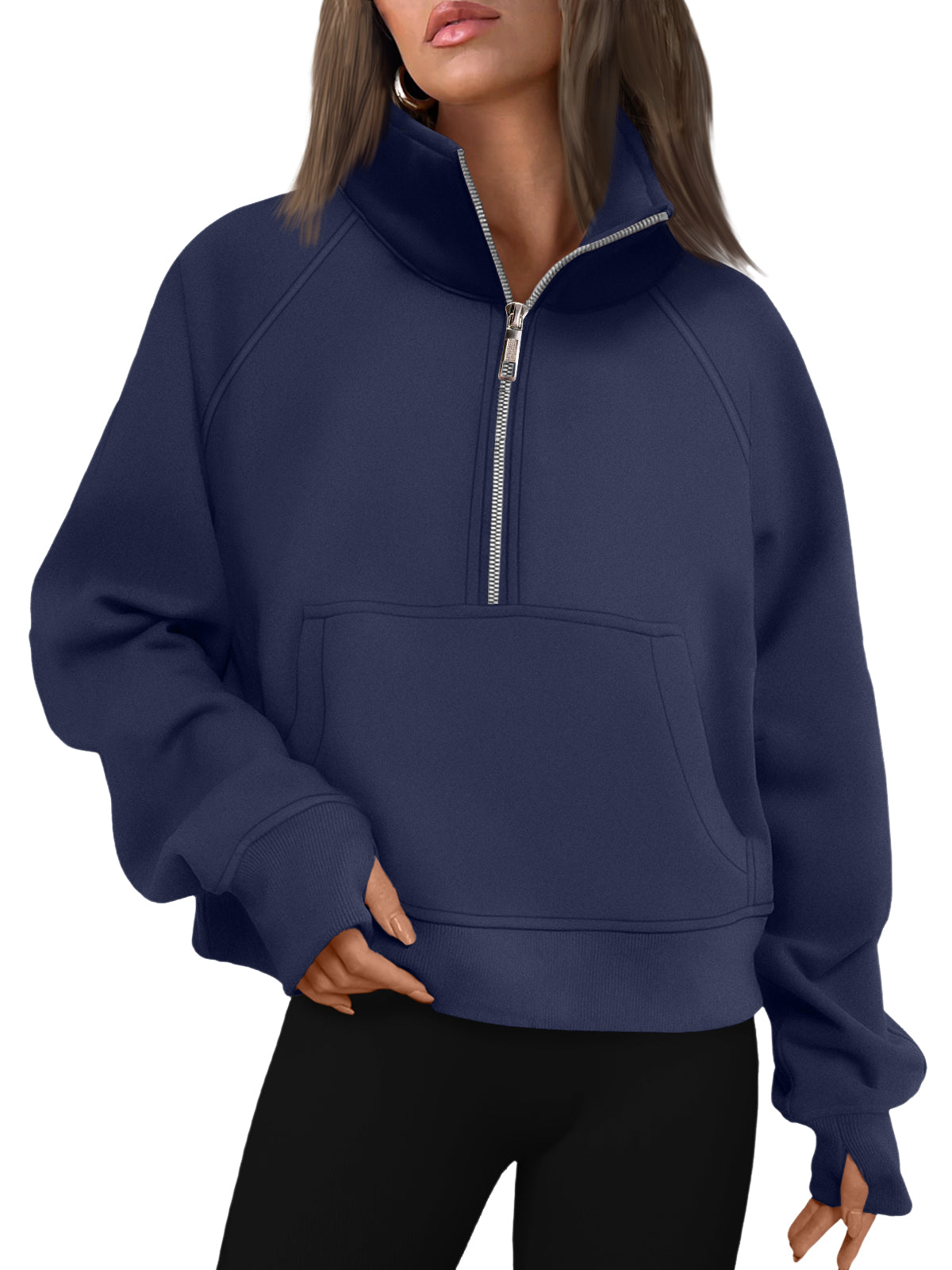 AUTOMET Womens Sweatshirts Half Zip Fleece Pullover Fall Outfits Fall Fashion Clothes 2026