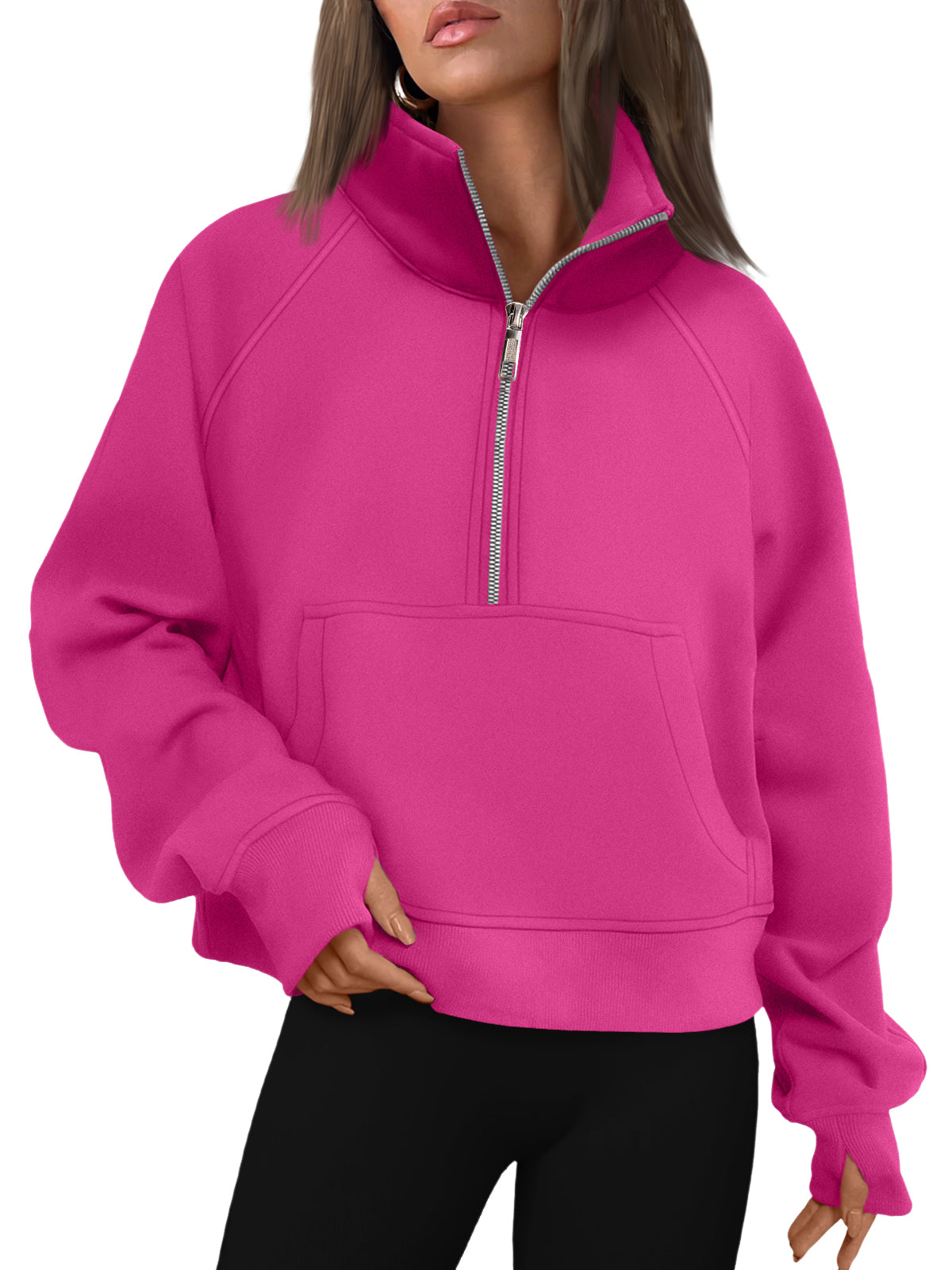 AUTOMET Womens Sweatshirts Half Zip Fleece Pullover Fall Outfits Fall Fashion Clothes 2026