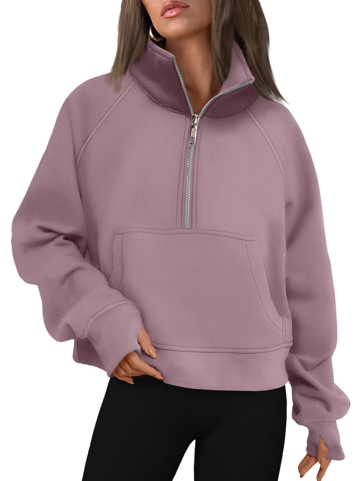 AUTOMET Womens Sweatshirts Half Zip Fleece Pullover Fall Outfits Fall Fashion Clothes 2026