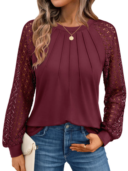 Red lace top