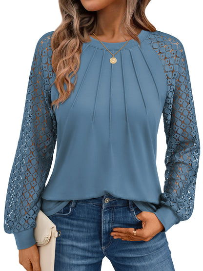 Sky Blue lace top