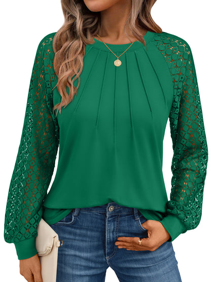 Grass lace top