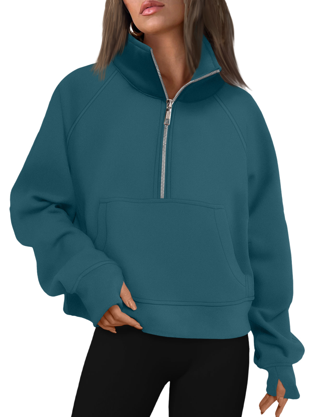 AUTOMET Womens Sweatshirts Half Zip Fleece Pullover Fall Outfits Fall Fashion Clothes 2026