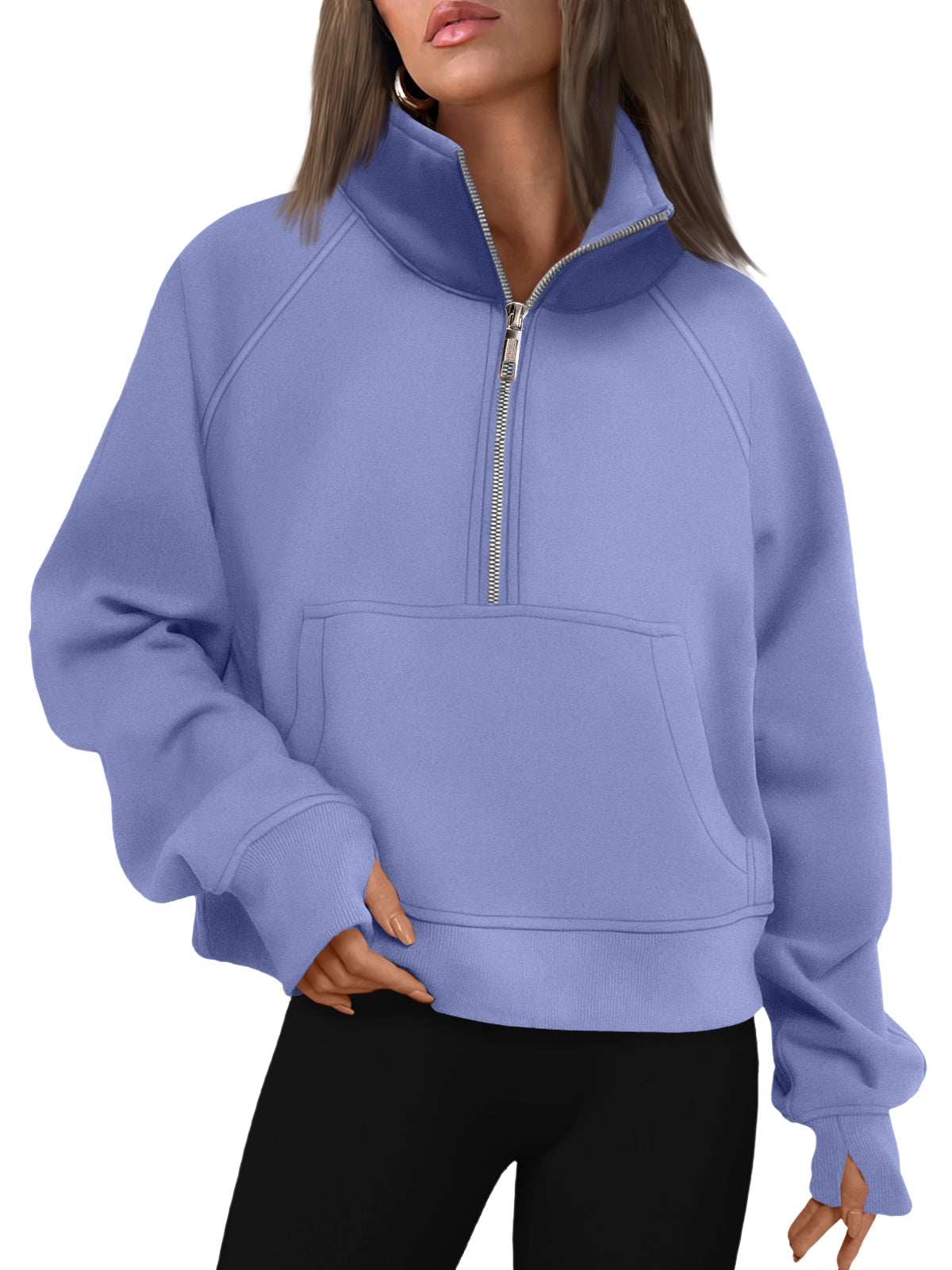 AUTOMET Womens Sweatshirts Half Zip Fleece Pullover Fall Outfits Fall Fashion Clothes 2026