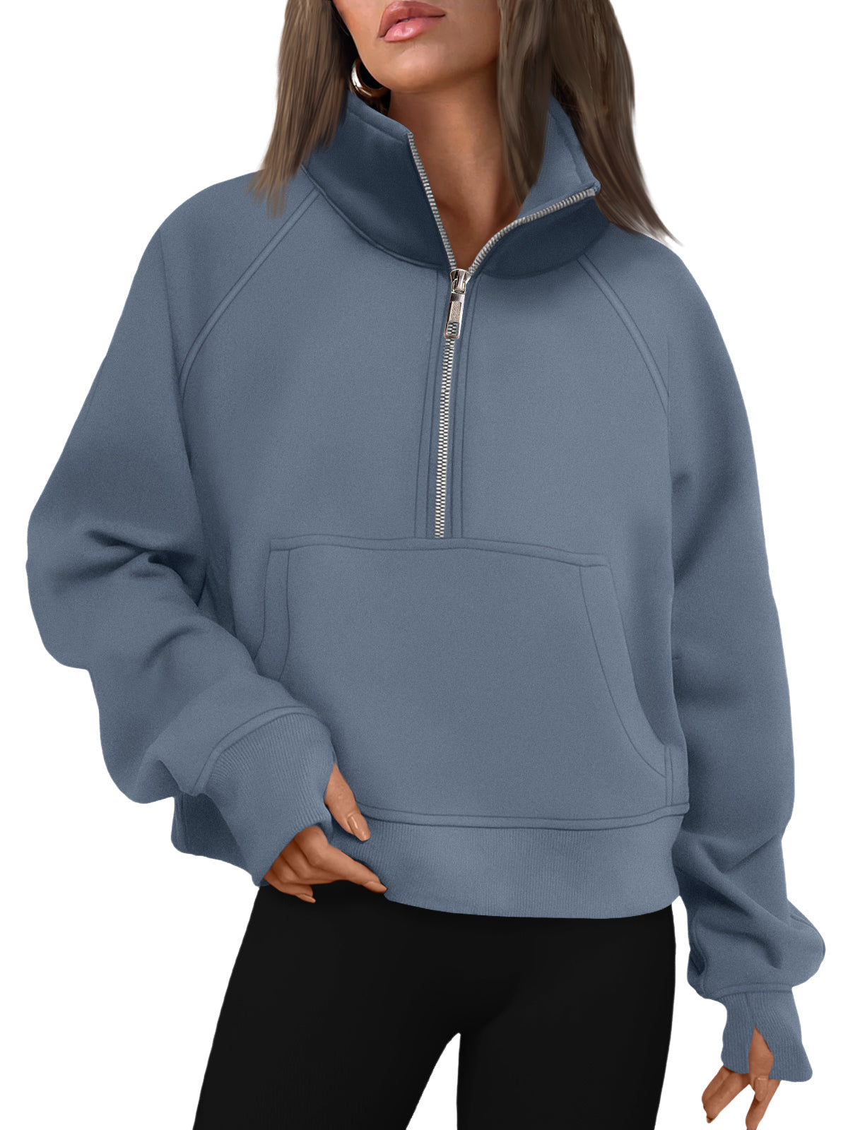 AUTOMET Womens Sweatshirts Half Zip Fleece Pullover Fall Outfits Fall Fashion Clothes 2026