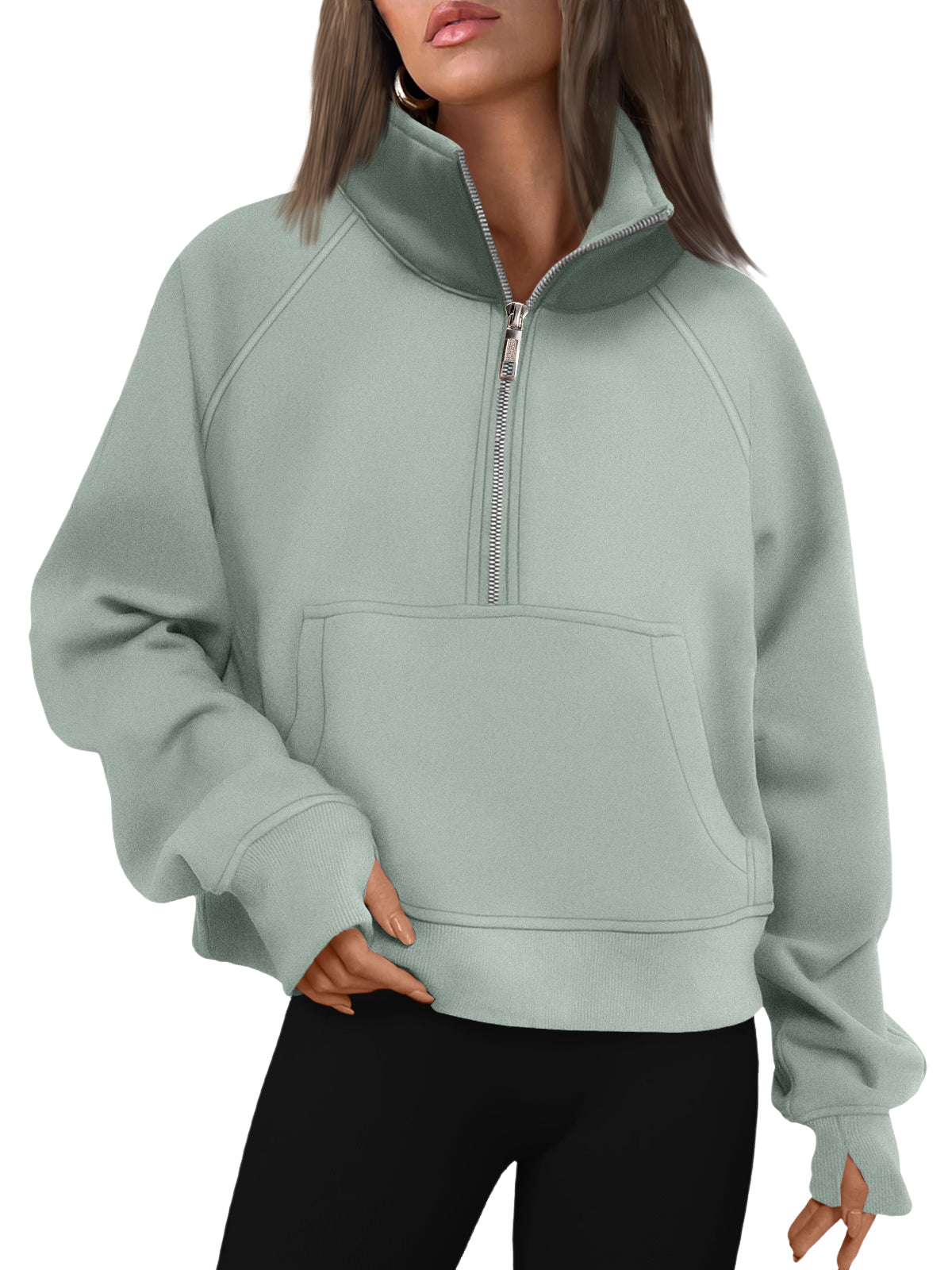 AUTOMET Womens Sweatshirts Half Zip Fleece Pullover Fall Outfits Fall Fashion Clothes 2026