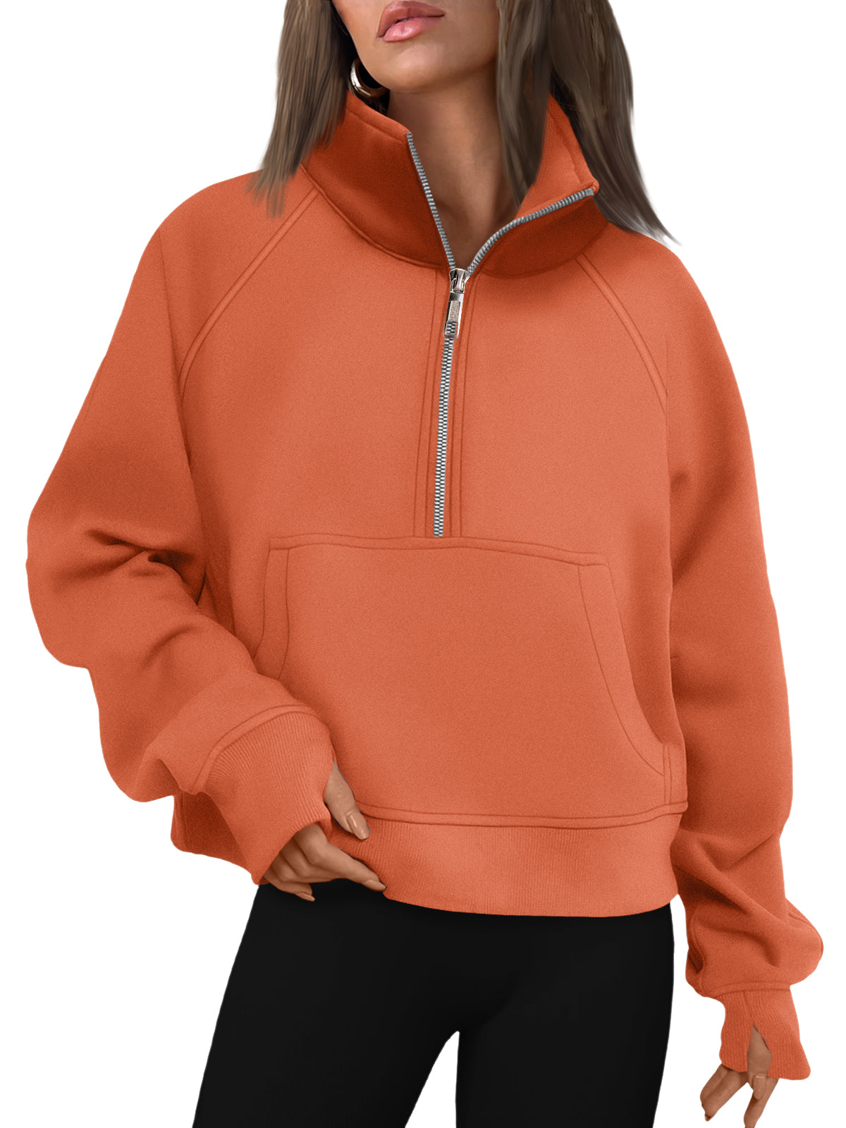 AUTOMET Womens Sweatshirts Half Zip Fleece Pullover Fall Outfits Fall Fashion Clothes 2026