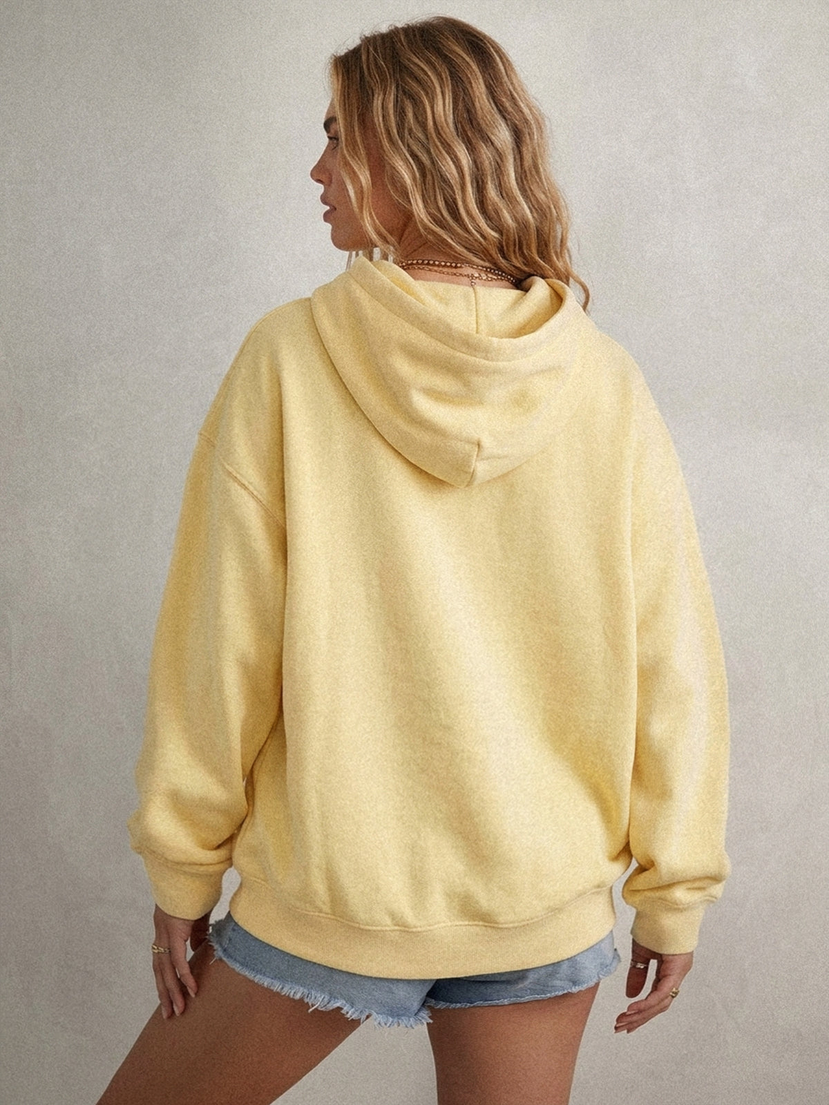 AUTOMET Felpe con cappuccio oversize da donna Felpe in pile Maglioni a maniche lunghe Pullover Abiti autunnali con tasca