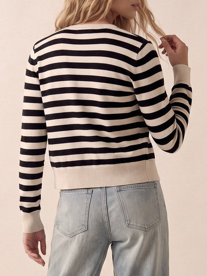 Women's 2-Way Cropped Cardigan | Button Front Knit Top, Ribbed Cuffs & Hem, Lightweight Layer for Work & Travel