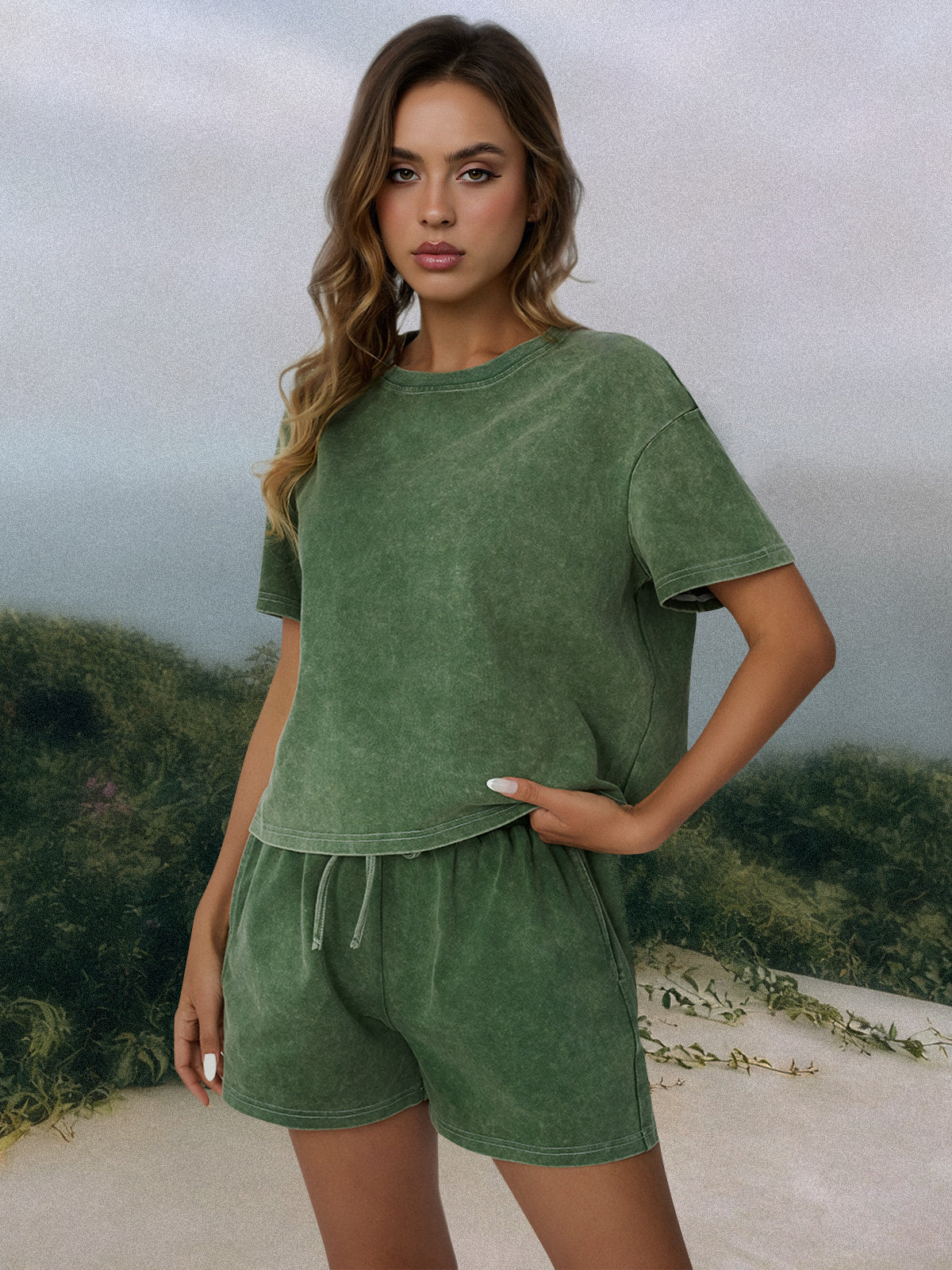 AUTOMET Women's Summer Casual Set 2 Piece Set