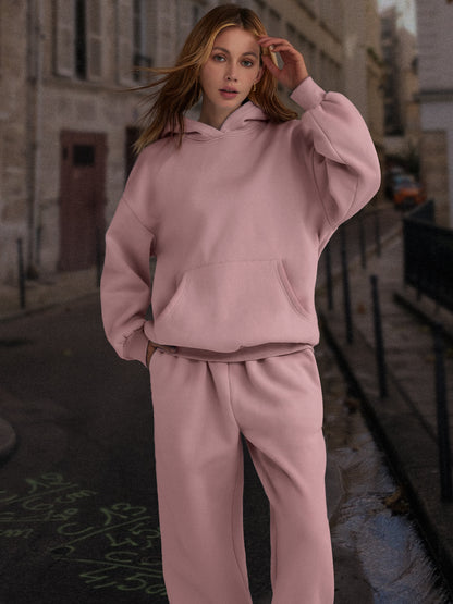 AUTOMET Womens 2 Piece Outfits Lounge Hoodie Sweatsuit Sets Oversized Sweatshirt Baggy Fall Fashion Sweatpants with Pockets